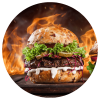 La Flame burger