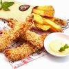 Tenders de poulet avec frites