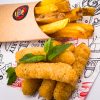 Bâtonnets de mozzarella avec frites